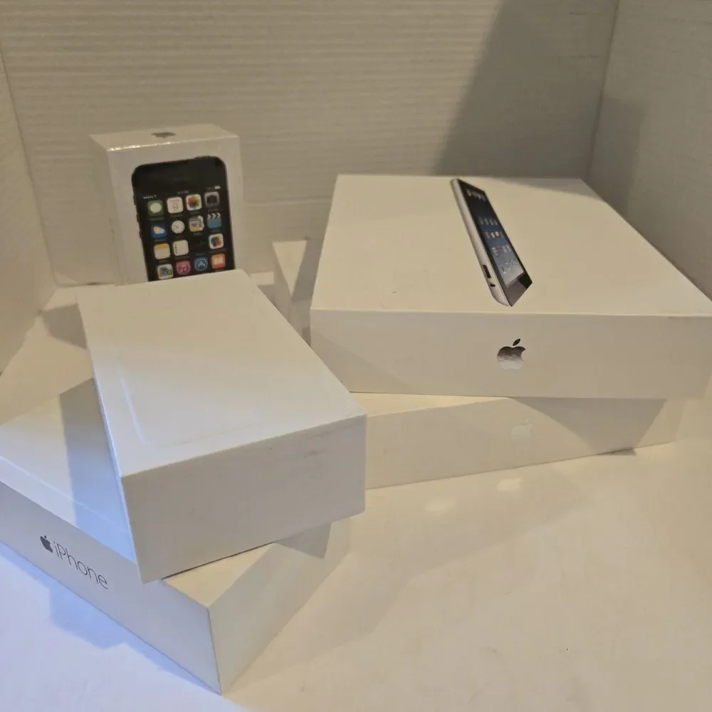 5 Apple IPhone & Ipad EMPTY BOXES!‎ 16gb 32gn Space Gray 5s & 6 Read